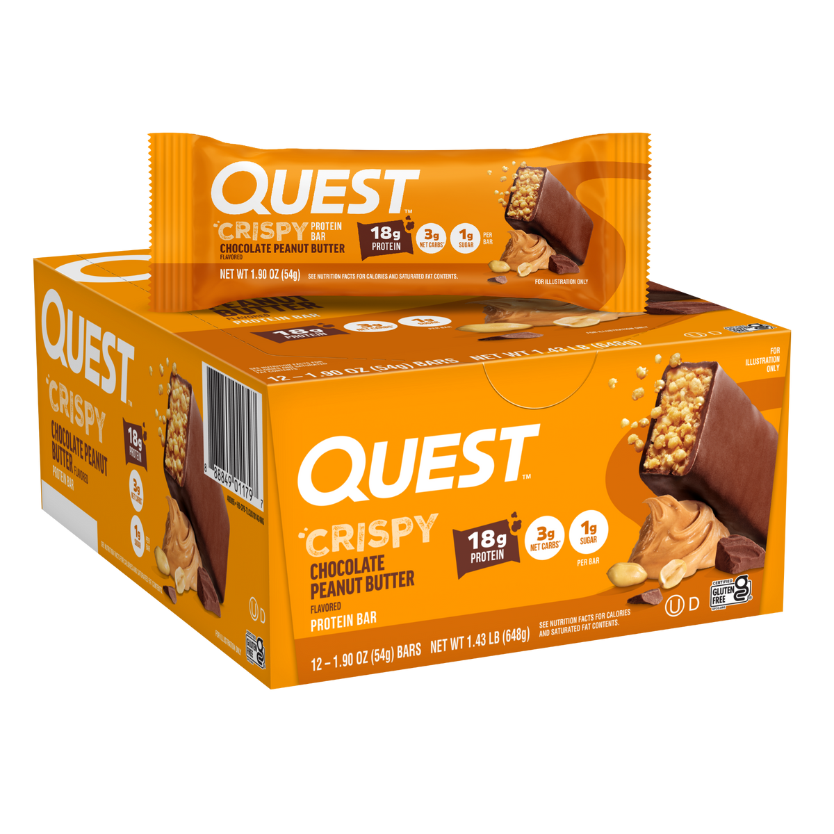 chocolate-peanut-butter-crispy-hero-protein-bars-u4 400095_QN_USA_Pkg_Crispy_ProteinBar_CPB_12ctCarton_3D_Composite_Force.png